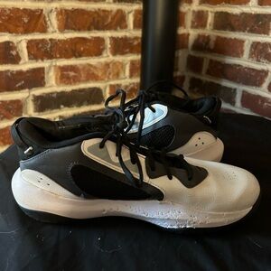 Under Armour Black and White Athletic Shoes